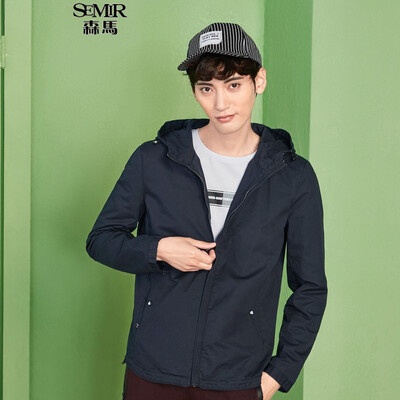 

Semir (Semir) куртка мужская осень 2017 мужчин культивирования хлопка с капюшоном спорта на открытом воздухе пальто 13,316,091,052 черный XXL