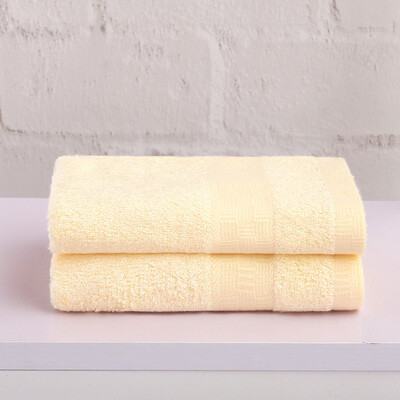 

Xin brand towel home spinning bamboo bamboo fiber towel light blue 2 pieces 34 72cm 2
