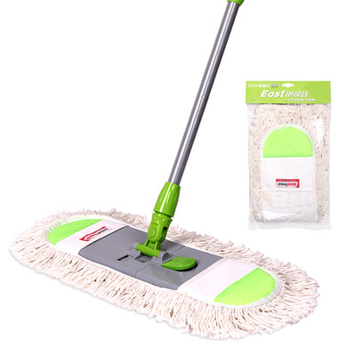 

Istida flat mop mop rub wood floor tiles cotton yarn mop 55CM send original fabric with a piece