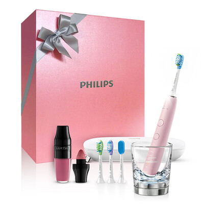 

Philips (PHILIPS) электрическая зубная щетка HX9924 / 22 Алмазная белый Интеллектуальный аккумуляторная зубная щетка для взрослых Танабата Limited Edition Подарочный набор