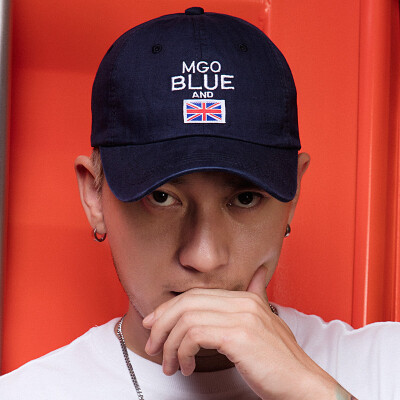 

Korean shop (hanshop) duck cap trend fashion Korean baseball cap wild classic rice word flag outdoor hat hat male and female couple hip hop hat HSM11 blue uniform