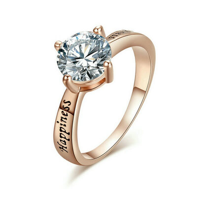 

Yoursfs Wedding Zircon Engagement Rings for women Gold Plating rings female anel Austrian Crystals top quality Jewelry