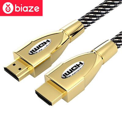 

BIAZE HDMI цифрового телевидения высокой четкости приставки линия проектор компьютер сетевой кабель 3 м пеньки поддержка 4k 3D функция