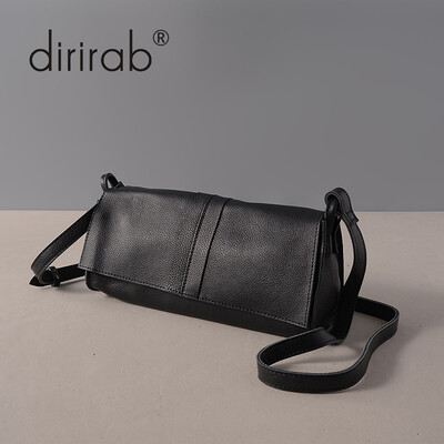 

Dirirab genuine leather womens handbags small square bag European&American fashion shoulder oblique cross bag