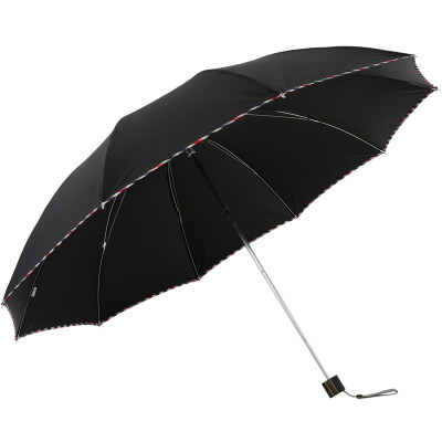 

Jingdong supermarket] heaven umbrella to strengthen the reinforcement (UPF50 +) vinyl three fold sunny business umbrella 3311E upgrade models moss green