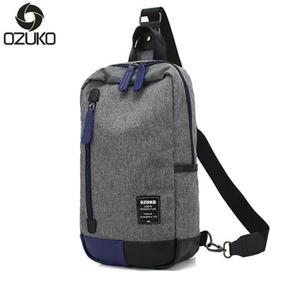 

Outdoor multifunction single shoulder slack bag for male leisure students