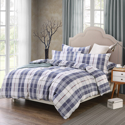 

Yingxin textile cotton bedding high count three-piece high school dormitory cotton sheets quilt cover suite single 12-meter Carmen red