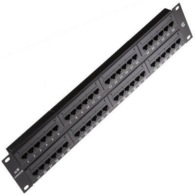 

Yamazawa SAMZHE original six types of gold-plated version of the 48-port network distribution frame SZ-8580