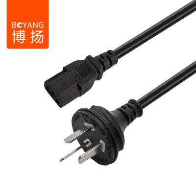 

Bo Yang (BOYANG) BY-D05 host computer GB power cord computer host display rice cooker word three-hole power cord straight line 1.8 meters