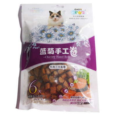 

Новый любимец Кан корма для домашних животных / снэк кошка закуски рецепта лосося специального Lan Lan Ju Ju Дин 200га