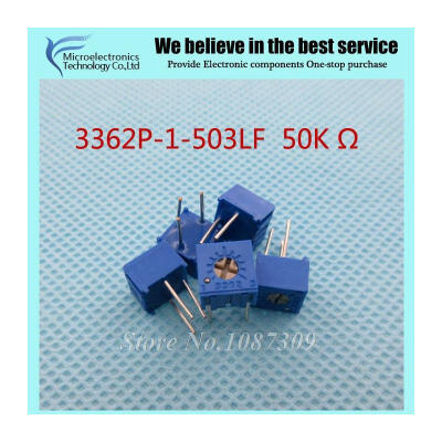 

10Pcs/Lot 3362P-1-503LF 3362P 503 50K ohm Trimpot Trimmer Potentiometer Variable resistor new original