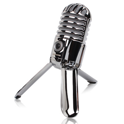 

SAMSON Meteor Robot USB Condenser Microphone Webcast Live K Song Bench Silver
