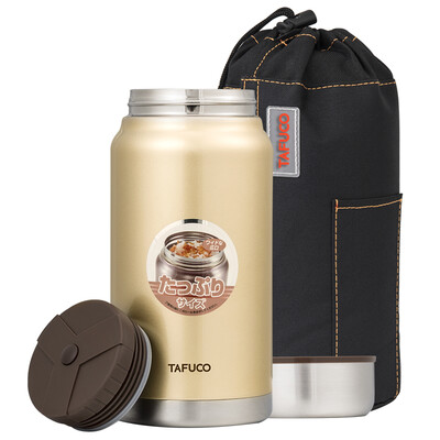 

Taifu high TAFUCO braised beaker double vacuum insulation stew pot domestic office braised burning pot gift bag T-2012 11L champagne