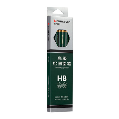 

Comix MP2011 12-pack safety graphite lead core drawing HB pencil student pencil