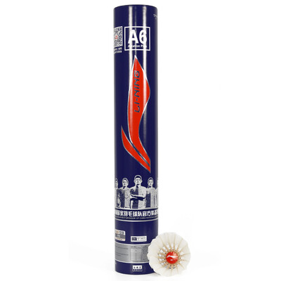 

Li Ning LI-NING A6 selected duck feathers fight flight stability training competition with the ball badminton 76 speed