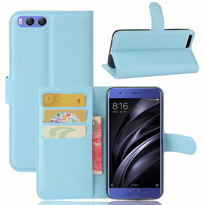 

GANGXUN Xiaomi Mi 6 Чехол из высококачественной кожи PU с флип-чехлом Kickstand Anti-shock Кошелек для Xiaomi Mi 6
