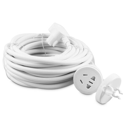 

Han Electronics KEG HD-ZYBP-01-25 small white 25 meters new national standard 750 degree flame retardant waterproof electric car battery car extension cord power socket