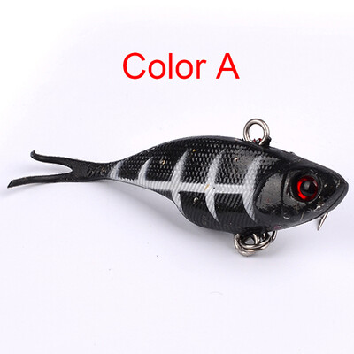 

1PC Soft Fishing Lures 6cm-2.36 "/15g-0.53oz Мягкая свинцовая приманка 8 # High Carbon Hook 5 цветов Кремниевые воблеры Рыбалка