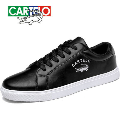 

CARTELO mens breathable low lace-up sports shoes