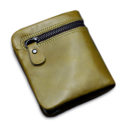 

new wallet leather short ms.man soft money Baotou cowhide bulk note change package oil wax vertical section