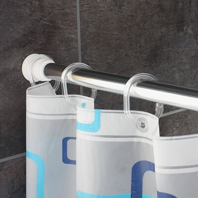 

Jingdong Supermarket] Germany Reid RIDDER straight rod aluminum telescopic spring shower curtain rod free installation free hole 110-185cm chrome color 55200