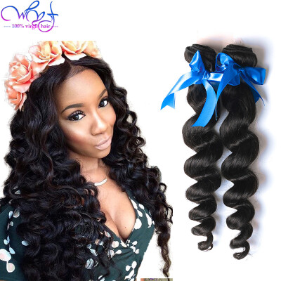 

WYF Hair Brazilian Loose Wave Virgin Hair 9A Loose Wave Brazilian Human Hair 3 Bundles Raw Brazilian Virgin Hair Free Shipping