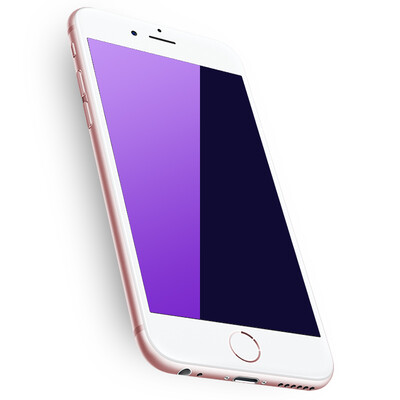 

【3 Pack】 Hyun Hyun Apple 7 анти-синяя стальная пленка полноэкранный белый iPhone6 ​​/ 6Plus / 6s / 6sPlus / 7Plus полный охват пленки мобильного телефона высокой четкости