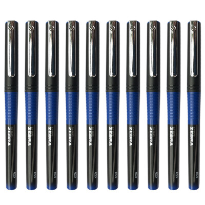 

Zebra brand (ZEBRA) C-JB1-CN silver snake straight-type signature pen pen 0.5mm blue 10 loaded