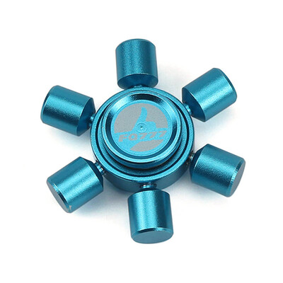 

FQ777 алюминиевого сплав шестиугольной Непоседа руки Spinner Пальцы Гироскоп уменьшить стресс обратить внимание