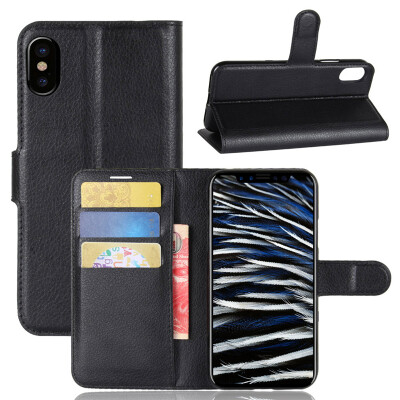 

GANGXUN iPhone 8 Case High Quality PU Leather Flip Cover Kickstand Anti-shock Wallet Case for iPhone 8