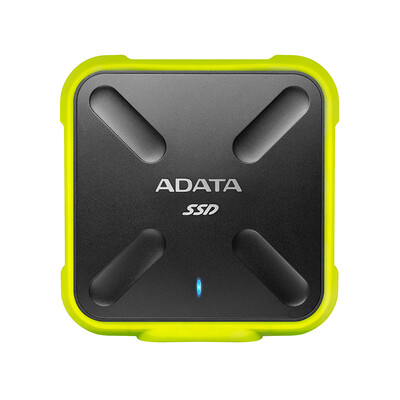 

DATA ADATA SD700 256GB IP68 водонепроницаемый и пылезащитный класса ударопрочный Solid State Drive USB3.1 три анти-мобильный желтый и черный