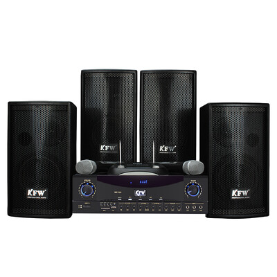 

KFW KTV-400 Professional Karaoke Home Theater KTV Audio Set Package Training Mini Stage Audio Conference Speaker Set Combination