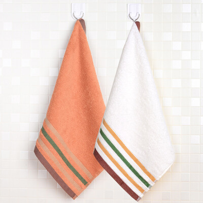 

Matte LOFTEX exports of US cotton wool towel three-color cotton twist square two brick red beige 34 34cm 40g