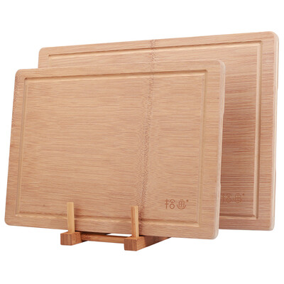 

Pick up the entire bamboo chopping board set the back groove design send chopping board bamboo chopping board cutting board 2 sets SZ-6175
