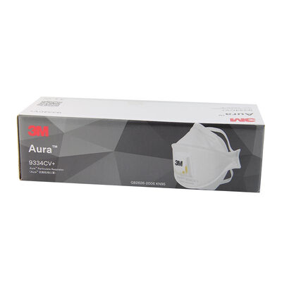 

3M anti-haze masks 9334CV + KN95 anti-fog haze dust PM2.5 riding industrial dust men and women masks KN95 with breathing valve (3 / box