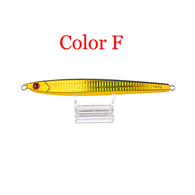 

1PC Jigging Lure Lead 190G 17CM Jigging Lure Lead fish Metal Jig Fishing Lure Paillette Knife Wobbler Artificial Hard Bait Laser