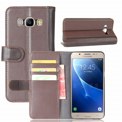 

GANGXUN Samsung Galaxy J5 2016 Чехол из натуральной кожи Магнитный флип-чехол Kickstand Card Слот-кошелек для Samsung J510