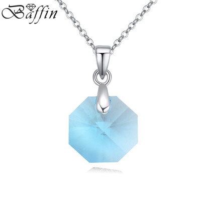

Baffin Fashion Geometric Shape Real Crystal From Swarovski Element Pendant Necklace For Women Wedding Jewelry Gift