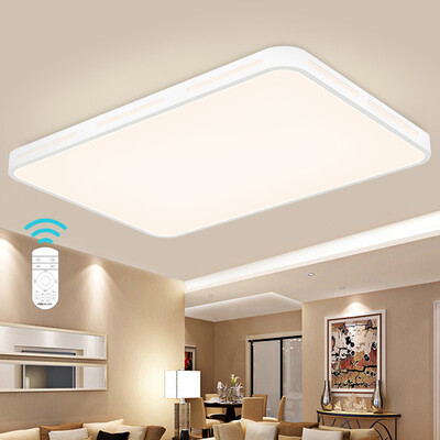 

NVC living room lights bedroom lights ceiling lamps lighting lamps LED lights modern simple warm&romantic rectangular hollow with remote control beam 100W EXXN1002
