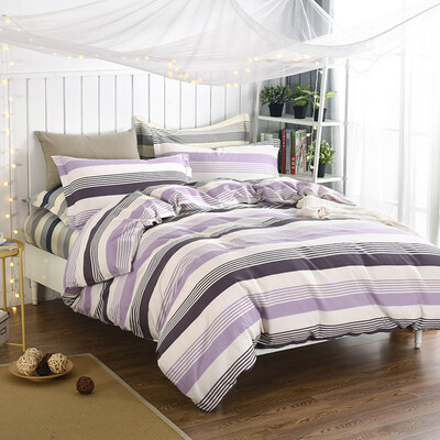 

Yingxin textile cotton bedding high count three-piece high school dormitory cotton sheets quilt cover suite single 12-meter Carmen red