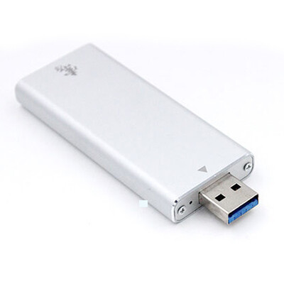 

Suoli M2 to USB30 2240 NGFF solid state mobile hard disk box retractable interface metal shell M2-2