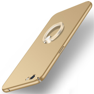 

GANGXUN Luxury Phone Case For Oppo R9S Ultra Thin Slim Cover Simple PC Back Ring Holder 360°Rotation Protection For Oppo R9S