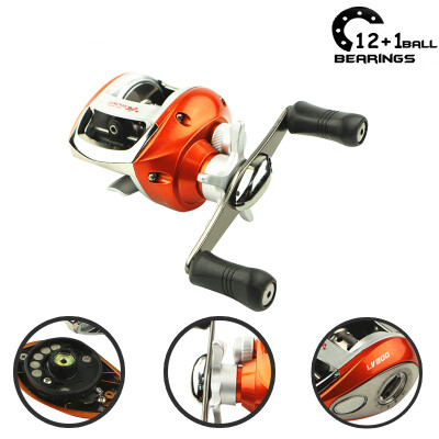 

12+1BB Ball Bearings Left/Right Hand Bait Casting Carp Fishing Reel High Speed Baitcasting Pesca 6.3:1