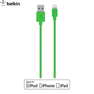 

Belkin Apple MFI Certified Data Cable Charging Line Lightning Interface Blue 12m for iPhone 77 Plus 6s 6s Plus SE