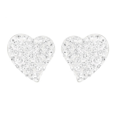 

SWAROVSKI Swarovski Alana с родиевым покрытием в форме сердца серьги 1121080