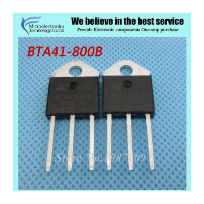 

5pcs free shipping BTA41-800B BTA41800B BTA41-800 BTA41 Triacs 40 Amp 800 Volt TO-3P new original