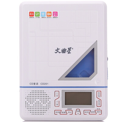 

Wenquxing CD201 CD CD повторение обучения иностранного языка транскрипции U диск TF карта MP3 ретранслятор Follow Record