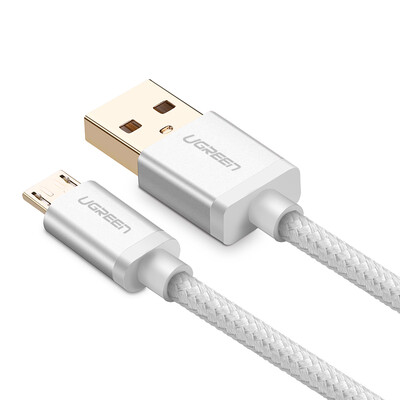 

Зеленый United Android телефонная линия 2A быстрая зарядка Micro USB зарядное устройство провод поддержка плетенка питания Huawei проса Samsung OPPO / виво 0,25 Ми 30653 белый