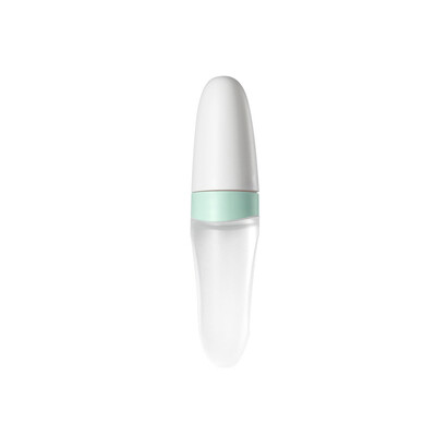 

Jingdong supermarket] babycare baby silicone squeeze rice paste spoon feeding food spoon white