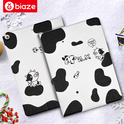 

BIAZE Apple iPad Mini3 Case Mini2 Кожаный чехол mini1 Чехол Интеллектуальный Dodge Cartoon Painted Series Маленькая корова